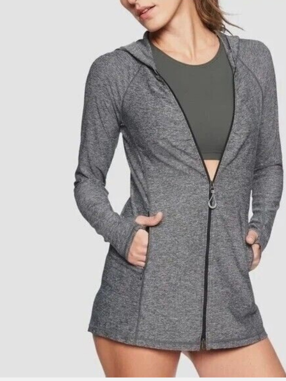 Athleta Heather Vitamin Sea Jacket Medium - Picture 13 of 14